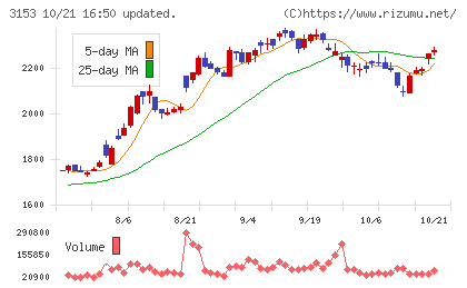 八洲電機チャート