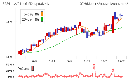 日東製網チャート