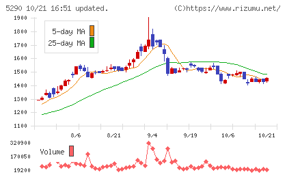 ベルテクスコーポレーションチャート