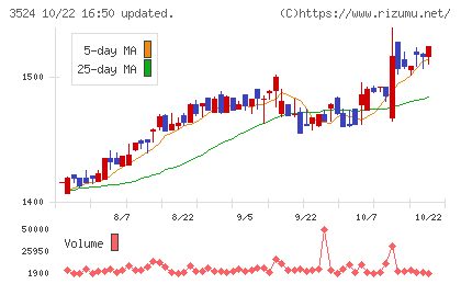 日東製網チャート