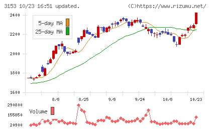 八洲電機チャート