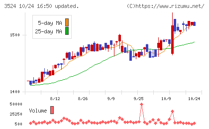 日東製網チャート