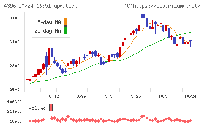 システムサポートホールディングスチャート