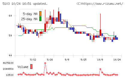 昭和ホールディングスチャート