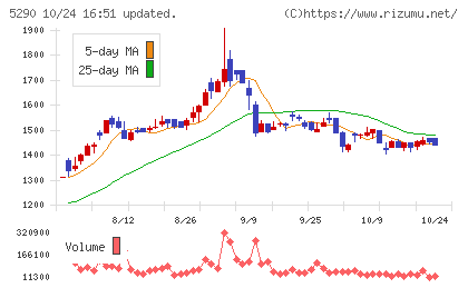 ベルテクスコーポレーションチャート