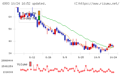 大黒屋ホールディングスチャート