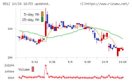 テーオーホールディングスチャート