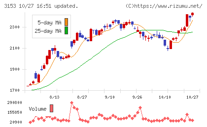 八洲電機チャート