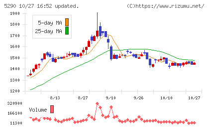 ベルテクスコーポレーションチャート