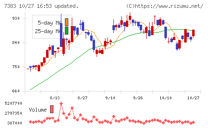 ネットプロテクションズホールディングスチャート