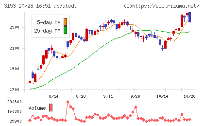 八洲電機チャート