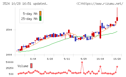 日東製網チャート