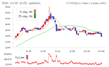 ベルテクスコーポレーションチャート