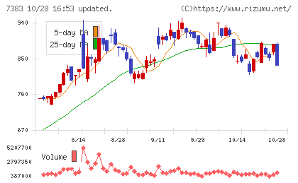 ネットプロテクションズホールディングスチャート