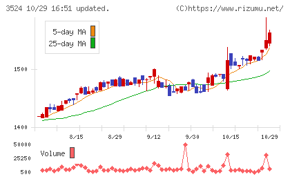 日東製網チャート