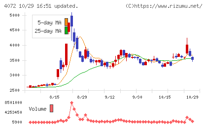 電算システムホールディングスチャート