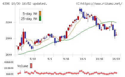 システムサポートホールディングスチャート