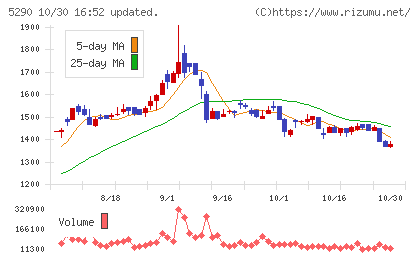 ベルテクスコーポレーションチャート