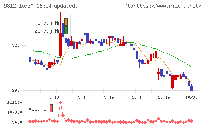 テーオーホールディングスチャート
