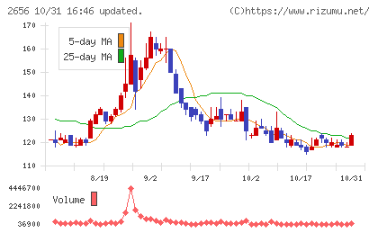ベクターホールディングスチャート