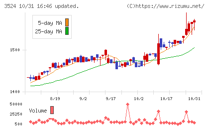 日東製網チャート