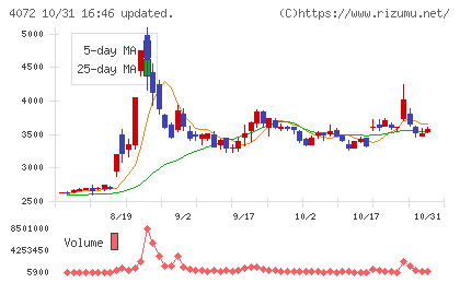 電算システムホールディングスチャート