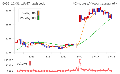 ERIホールディングスチャート