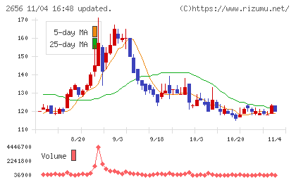 ベクターホールディングスチャート