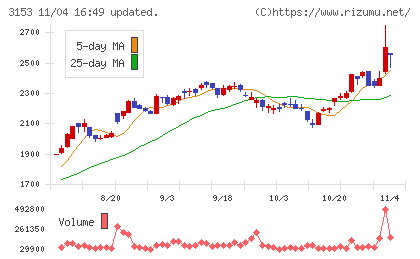 八洲電機チャート