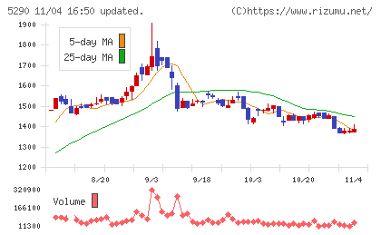 ベルテクスコーポレーションチャート