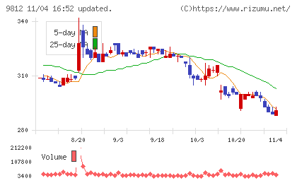 テーオーホールディングスチャート