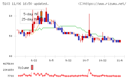昭和ホールディングスチャート