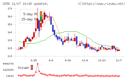 ベクターホールディングスチャート