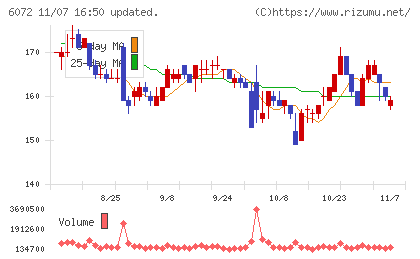 地盤ネットホールディングスチャート