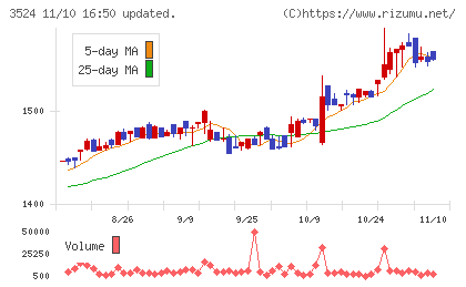 日東製網チャート