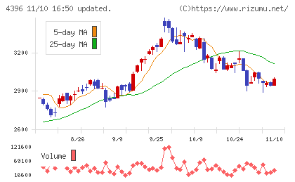 システムサポートホールディングスチャート