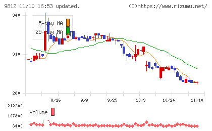 テーオーホールディングスチャート