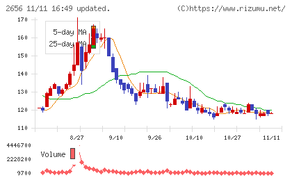ベクターホールディングスチャート