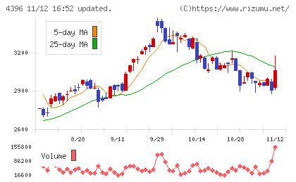 システムサポートホールディングスチャート