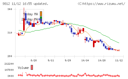 テーオーホールディングスチャート