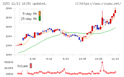 八洲電機チャート