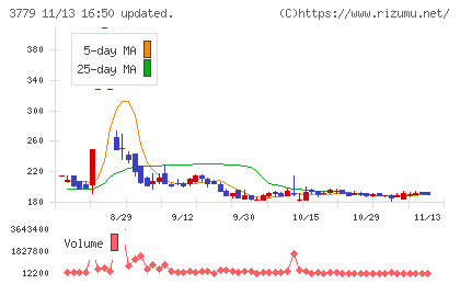 ジェイ・エスコム　ホールディングスチャート