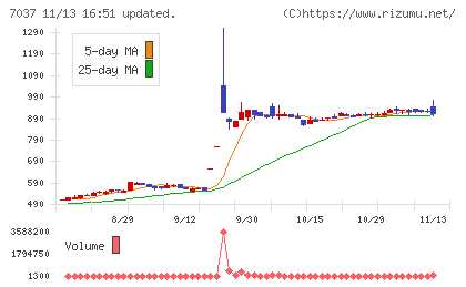 テノ．ホールディングスチャート
