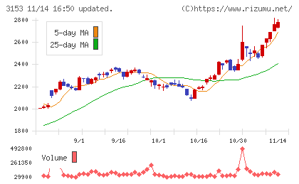 八洲電機チャート