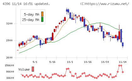 システムサポートホールディングスチャート