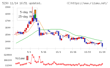 ベルテクスコーポレーションチャート