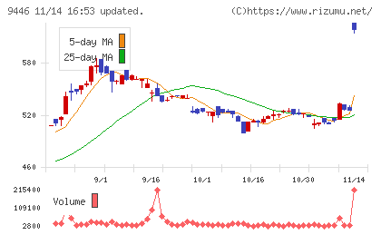 サカイホールディングスチャート