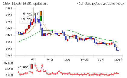 ベルテクスコーポレーションチャート
