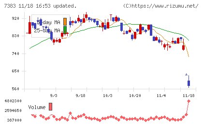 ネットプロテクションズホールディングスチャート