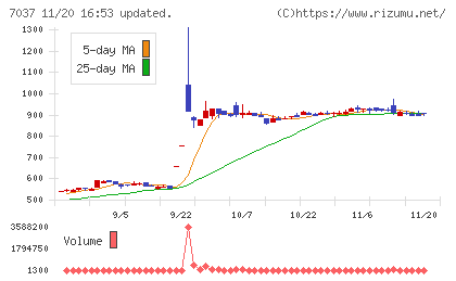 テノ．ホールディングスチャート